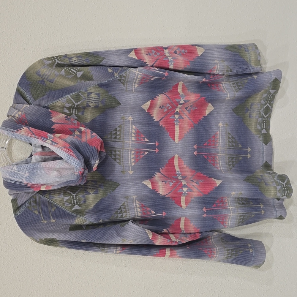 Chaps Ralph Lauren Aztec Thermal Sz LG - Picture 4 of 12
